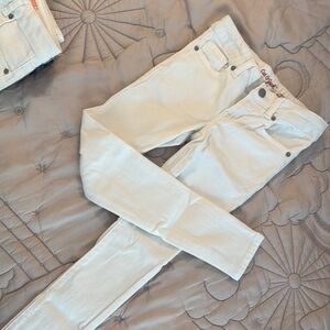 Cat & Jack girls white skinny jeans